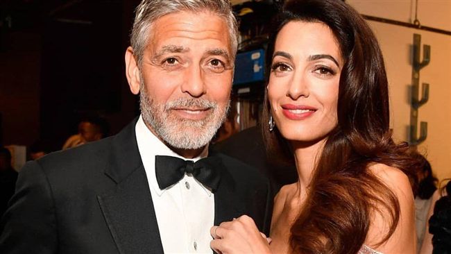 喬治克隆尼與妻子艾瑪克隆尼，婚後育有一對龍鳳胎。（圖／翻攝自IG）