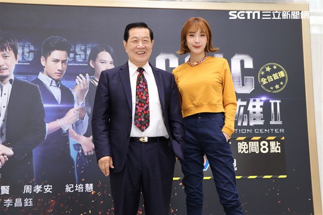 李昌鈺和蔡淑臻2019年曾合作《鑑識英雄II正義之戰》。（圖／中視提供）