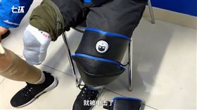 中國大陸,殘疾人士,外送員（圖／翻攝自澎湃新聞）