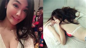 半導體,千金,張喬菲,婚紗照,上空（圖／翻攝自臉書）