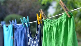 洗衣服,洗衣機,曬衣服 （圖／翻攝自PIXABAY）
