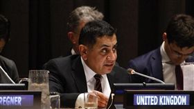 ▲英國外交部副部長阿瑪德。（圖／翻攝自阿瑪德推特）