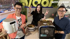 主持人雲爸與主廚Colin、電競主播大魚開箱圍爐家電。
日式暖桌以省電模式深受民眾喜愛。
米家電磁爐高CP功能讓現場來賓也愛不釋手。
新一代飛利浦健康氣炸鍋除了功能升級，也更好清理。