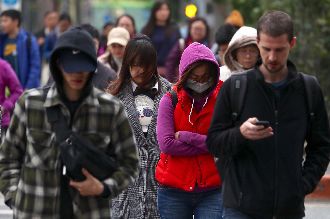 冷氣團發威！北台灣陰冷低溫探13度