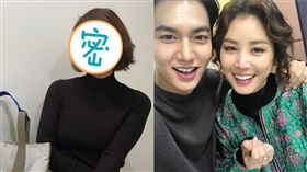 李敏鎬、金成鈴。（圖／翻攝自金成鈴、李敏鎬IG）