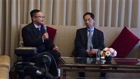 ▲香港民主之父李柱銘（右）來台談論香港目前一國兩制的問題。（圖／記者林仕祥攝）