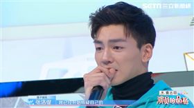 張洛偍哽咽回應。（圖／周子娛樂提供）