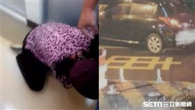 肇事者撞傷人拒賠　車禍現場、單親媽下跪／黃小姐姑姑提供
