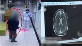 精神病,點滴,鑑定,南京,大陸,醫院,警察,驗腦,腦科 圖／翻攝自微博