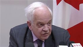 加拿大駐中大使麥家廉  談孟晚舟案加拿大駐中國大使麥家廉（John McCallum）上任以來首次與加拿大華文媒體會晤。中央社記者胡玉立傳真  108年1月24日