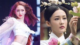 李沁、孟美歧。（圖／翻攝自微博）