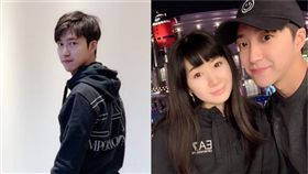 江宏傑,福原愛/翻攝自江宏傑臉書