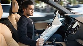 ▲Volvo自動駕駛（圖／翻攝網路）