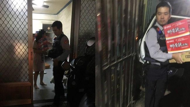 弱勢男偷晚餐　警自費送泡麵暖哭老母