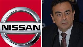 戈恩（合成圖／翻攝自Nissan臉書、維基百科）