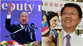 韓國瑜、謝龍介（合成圖／中央社）