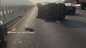大車切線害翻覆？驚悚影片曝光網戰翻