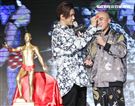藝人小馬以本名倪子鈞歌手身分重新出發，亞洲舞王羅志祥現身力挺並送上十八銅人親自點穴。（記者林士傑/攝影）