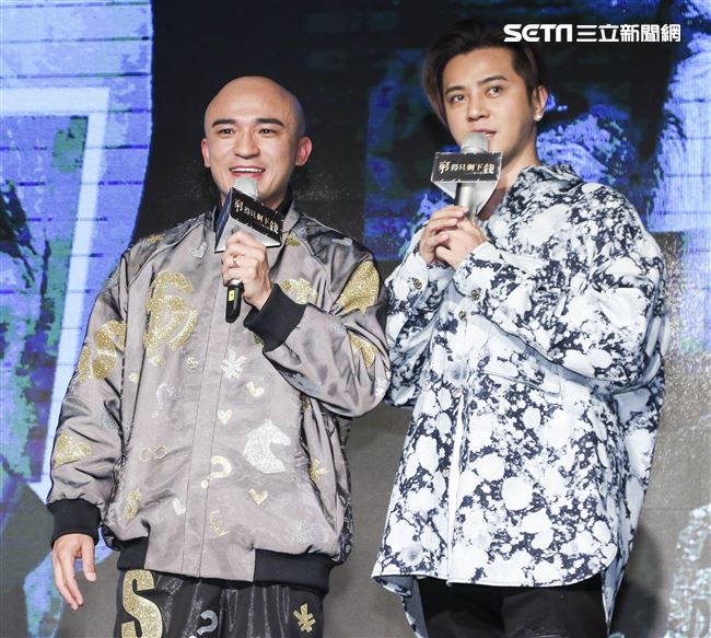 藝人小馬以本名倪子鈞歌手身分重新出發，亞洲舞王羅志祥現身力挺。（記者林士傑/攝影）