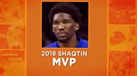 俠客烏龍球年度MVP由Joel Embiid獲獎（圖／翻攝自YouTube）