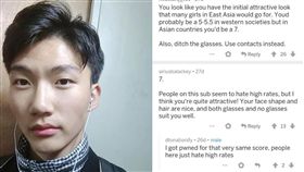 男生,亞洲,歐美,評分,reddit,PTT　圖／翻攝自PTT