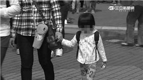 女童示意圖（打碼變色）