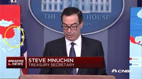 白宮地圖一中一台／翻攝自CNBC Television YouTube
