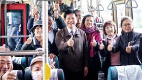 雲林快捷客運,高鐵雲林站,林佳龍,交通部長,通車 圖/翻攝自林佳龍臉書