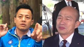 李明賢,韓國瑜,組合圖,資料照,臉書