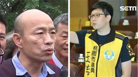 韓國瑜,王浩宇　合成圖／資料照