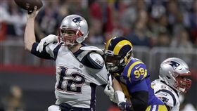 ▲布雷迪（左）第6度挑戰超級盃冠軍。（圖／美聯社／達志影像）