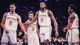 ▲喬丹、史密斯轉戰尼克後首度上場。（圖／翻攝自推特）