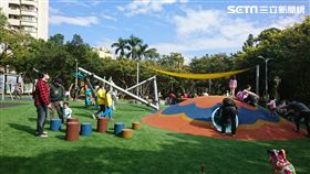 金豬年,走春,台北,公園,兒童遊戲場,遛小孩,過年