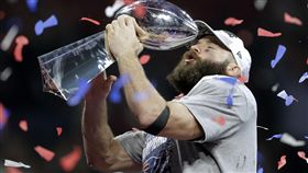 ▲艾德曼是愛國者第2位奪超級盃MVP的外接員。（圖／美聯社／達志影像） 