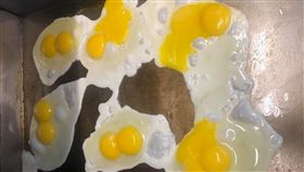 樂透,雙蛋黃,幸運,專業,雞蛋,爆廢公社,早餐店, 圖／翻攝自爆廢公社臉書