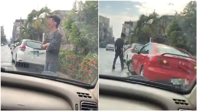 老街停車遇人肉佔位…還嗆：就撞我吧