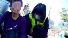 台中,年夜飯,暈倒,體力不支,路倒（圖／翻攝畫面）