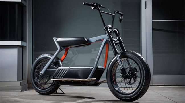 影／最精簡的哈雷　電動概念輕型機車