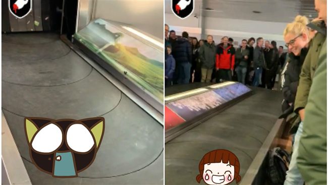 機場「肉色姊夫」巡禮！旅客笑翻歡呼