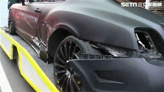 獨／千萬賓利遭撞爛！肇事者嗆不賠了