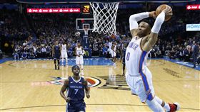 ▲威少連8場大三元。（圖／美聯社／達志影像）