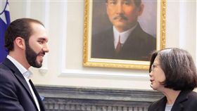 ▲薩爾瓦多總統當選人布格磊，2017年與中華民國總統蔡英文會面。（圖／翻攝自布格磊臉書）