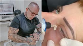 刺青,化妝,巴西,補妝,上妝,黑眼圈,紋身,妊娠紋,疤痕 圖/翻攝自Rodolpho Torres IG https://goo.gl/tnogkQ