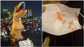台南,賣藝,奇寶恐龍,毆打,籌學費(圖/翻攝自奇寶恐龍來了臉書)