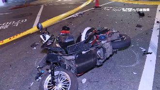 休旅車路口遭機車撞上　騎士命危搶救