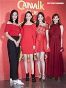 2019凱渥開春團拜，李曉涵、林葦茹、王心恬、邱馨慧。（記者林士傑/攝影）