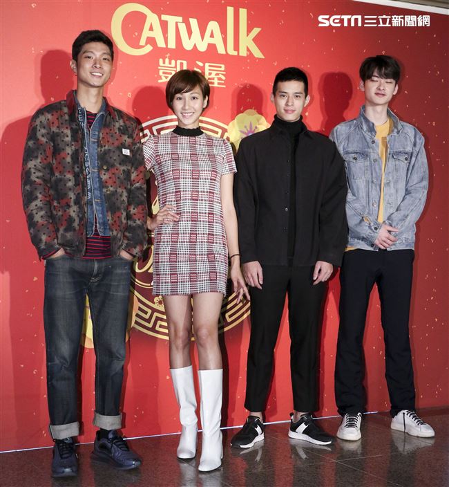 2019凱渥開春團拜，鄭亞、毛希哲、王庭勻、陳紫皓。（記者林士傑/攝影）