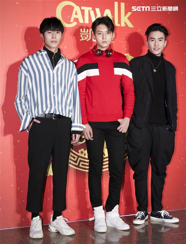 2019凱渥開春團拜，蔡尚霖、林嘉威、李純凱。（記者林士傑/攝影）