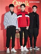 2019凱渥開春團拜，蔡尚霖、林嘉威、李純凱。（記者林士傑/攝影）