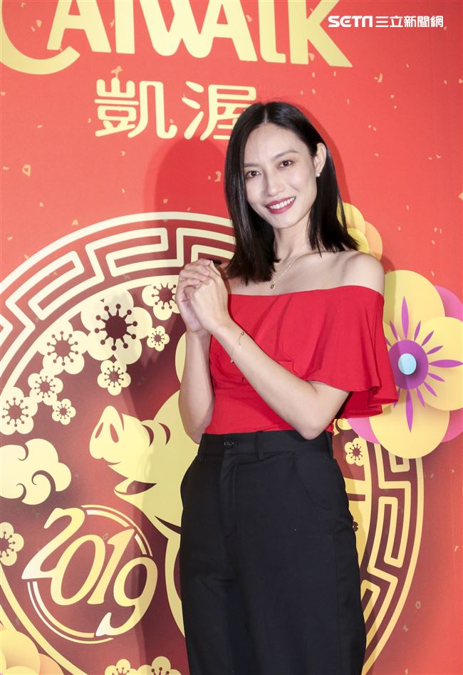 2019凱渥開春團拜，邱馨慧。（記者林士傑/攝影）